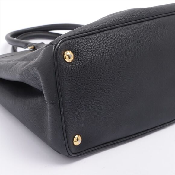 PRADA Saffiano Lux Leather 2way handbag Black BN2274 - Picture 13 of 16